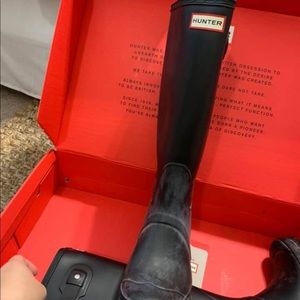Hunter rain boots